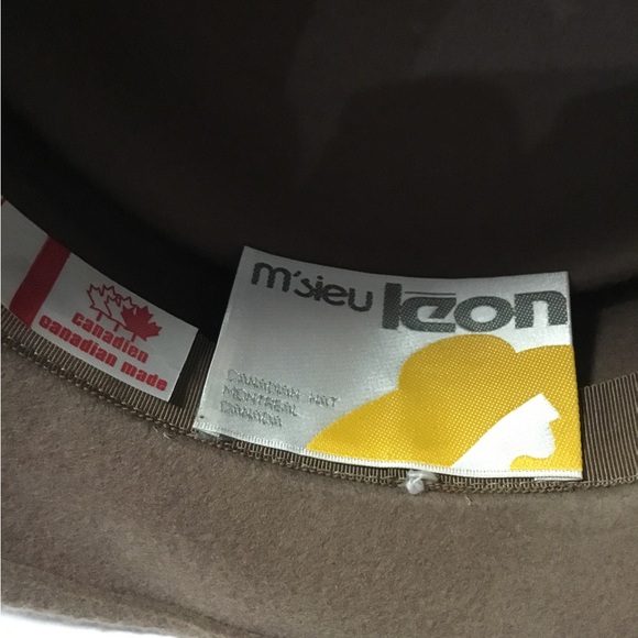 M’sieu Leon Women’s Felt Hat Made In Canada - Picture 5 of 5